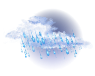 Overcast,
Heavy Showers